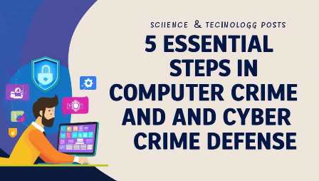 5 Essential Steps in computer crime and cyber crime Defense